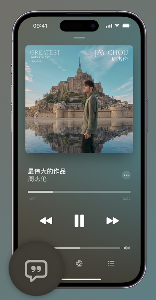 平舆iphone维修分享如何在iPhone上使用Apple Music全新唱歌功能 