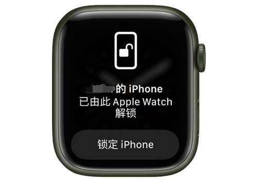 平舆苹果手机维修分享用 AppleWatch 解锁配备面容 ID 的 iPhone方法 