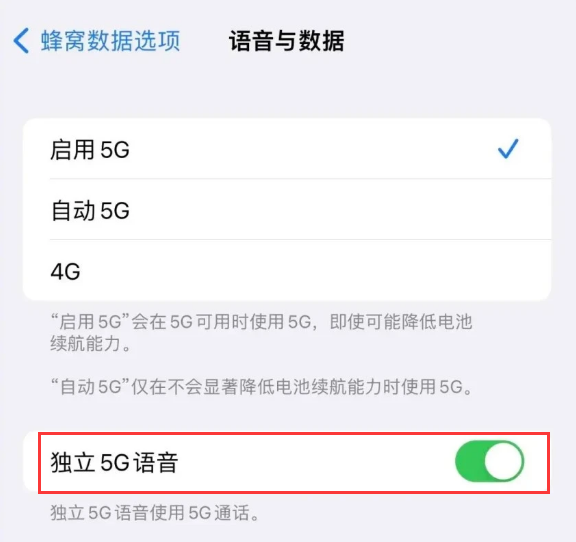 平舆苹果14维修分享iPhone 14 Pro如何开启VoNR 