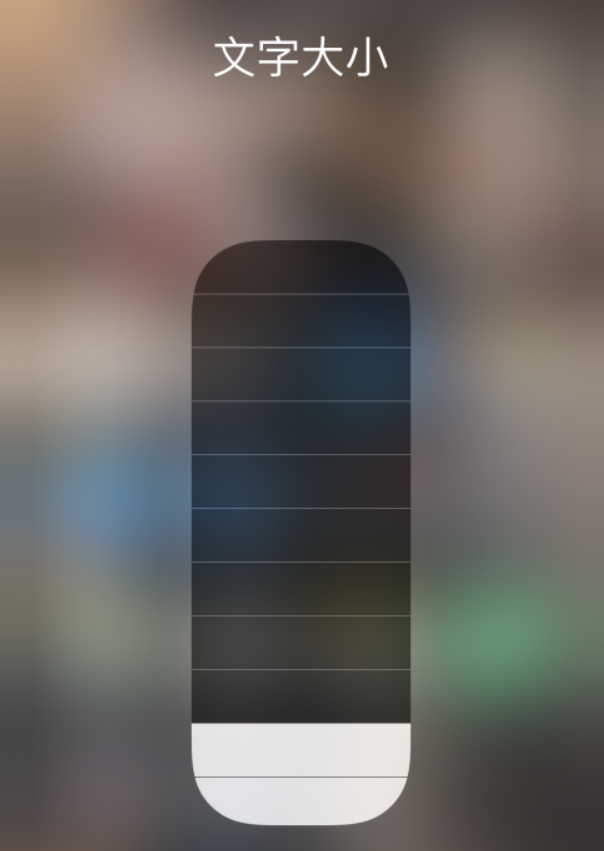 平舆苹果手机维修分享小技巧：在 iPhone 控制中心快速调节字体大小 