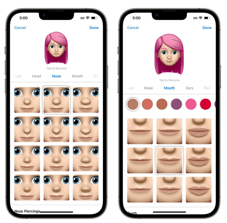 平舆苹果手机维修分享​iOS 16中的拟我表情有了哪些变化和升级 